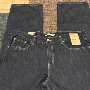 Levi's Men's Low Pro Straight Dark Wash Jeans 32 x30